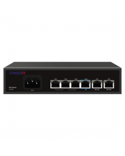 TR-NS1206-65-4PoE. Коммутатор с PoE. Trassir в Обнинске