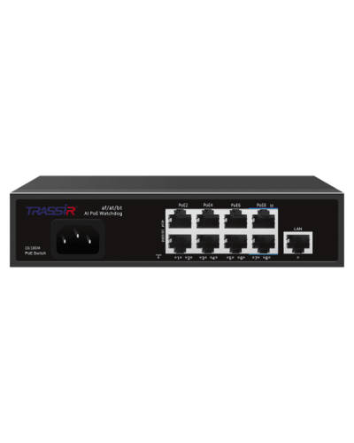 TR-NS1109-120-8PoE. Коммутатор с PoE. Trassir в Обнинске