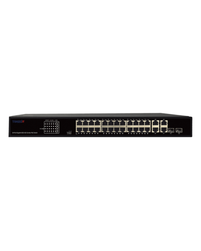 TR-NS14282C-370-24POE. Коммутатор с PoE. Trassir в Обнинске