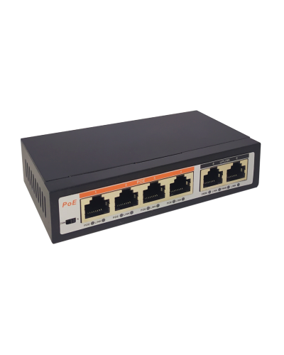 TI-204P, SIP коммутатор. Коммутатор с питанием по PoE. True-IP в Обнинске