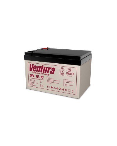 Ventura GPL 12-15. Аккумулятор герметичный свинцово-кислотный. Ventura в Обнинске