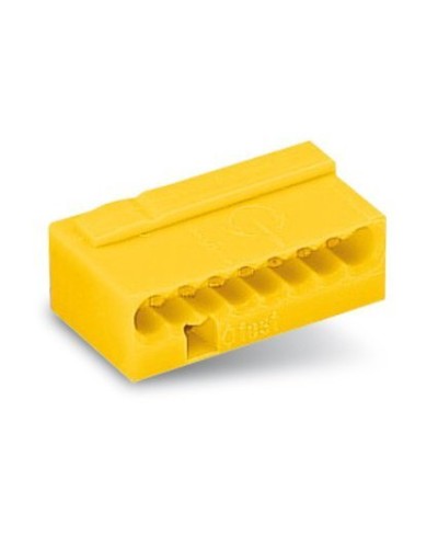 WAGO 243-508 Клемма MICRO 8-проводная желтая. Клемма для распределительных коробок. WAGO в Обнинске