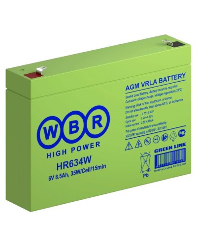 WBR HR634W. Аккумулятор герметичный свинцово-кислотный. WBR в Обнинске