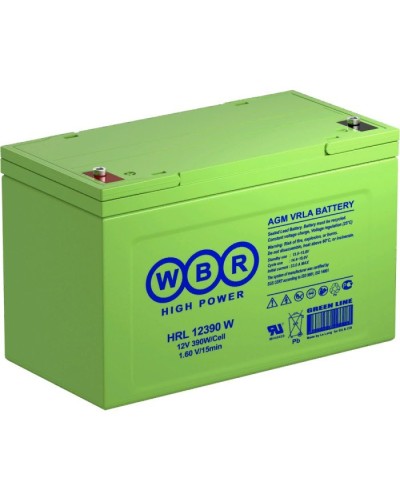 WBR HRL12390W. Аккумулятор герметичный свинцово-кислотный. WBR в Обнинске