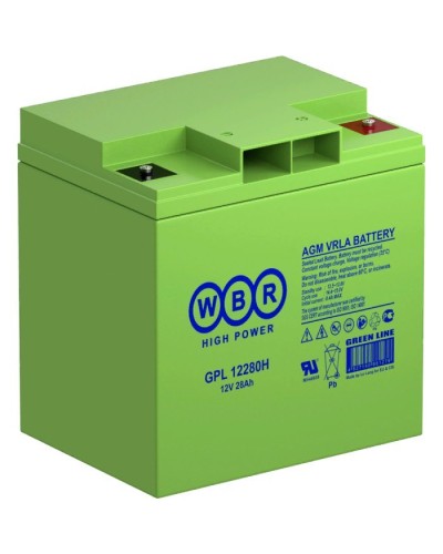WBR GPL12280H. Аккумулятор герметичный свинцово-кислотный. WBR в Обнинске