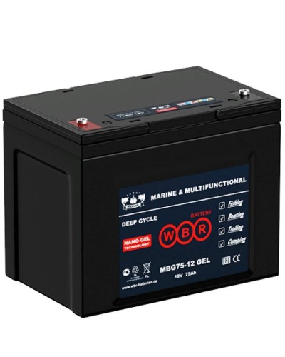 WBR MBG75-12. Аккумулятор герметичный свинцово-кислотный. WBR в Обнинске