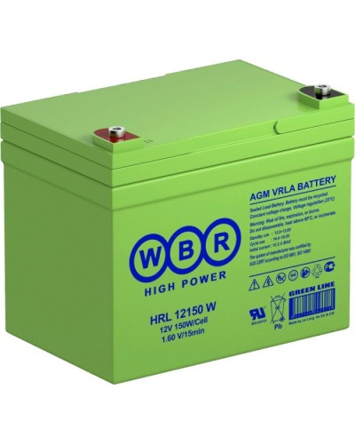 WBR HRL12150W. Аккумулятор герметичный свинцово-кислотный. WBR в Обнинске