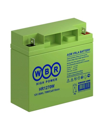 WBR HR1270W. Аккумулятор герметичный свинцово-кислотный. WBR в Обнинске
