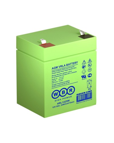 WBR HRL1225W. Аккумулятор герметичный свинцово-кислотный. WBR в Обнинске