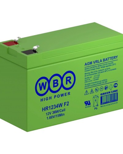 WBR HR1234W F2. Аккумулятор герметичный свинцово-кислотный. WBR в Обнинске