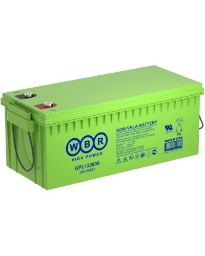 WBR GPL122000. Аккумулятор герметичный свинцово-кислотный. WBR в Обнинске