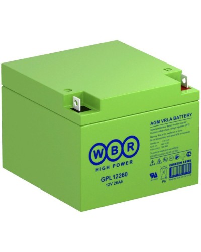WBR GPL12260. Аккумулятор герметичный свинцово-кислотный. WBR в Обнинске