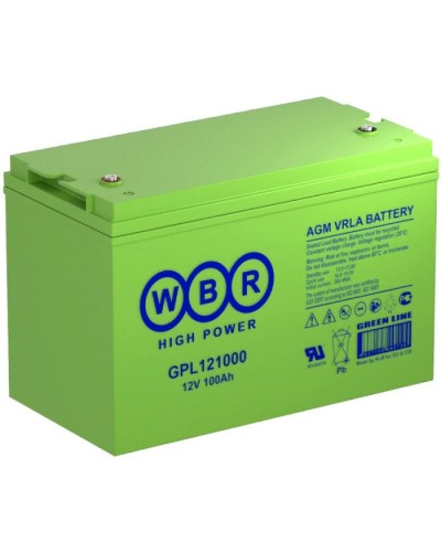 WBR GPL121000. Аккумулятор герметичный свинцово-кислотный. WBR в Обнинске