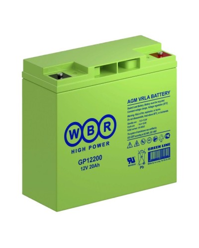WBR GP12200. Аккумулятор герметичный свинцово-кислотный. WBR в Обнинске