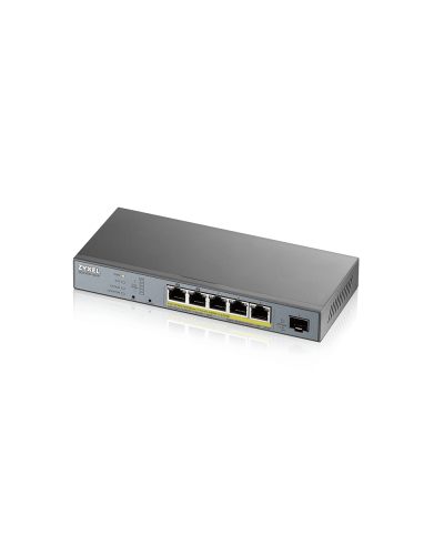GS1350-6HP-EU0101F. L2 коммутатор PoE+ для IP-видеокамер. ZYXEL в Обнинске