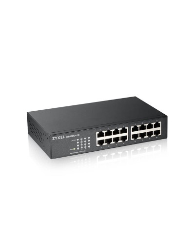 GS1100-16-EU0103F. Коммутатор 16xGE, rack 19, бесшумный. ZYXEL в Обнинске