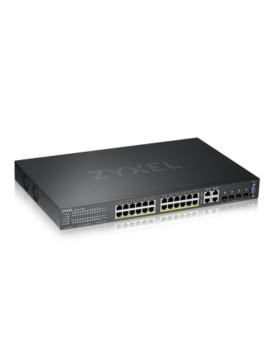 GS2220-28HP-EU0101F. Гибридный L2 коммутатор PoE+. ZYXEL в Обнинске