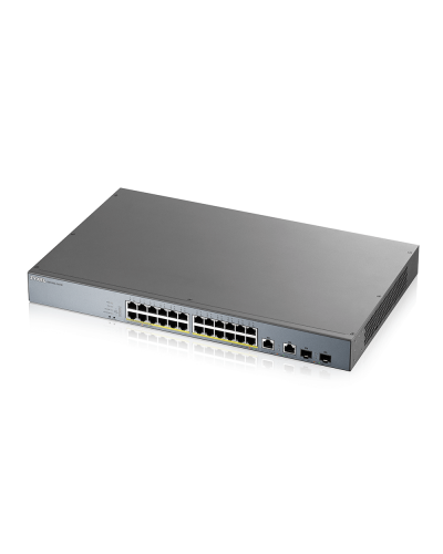 GS1350-26HP-EU0101F. L2 коммутатор PoE+ для IP-видеокамер rack 19. ZYXEL в Обнинске