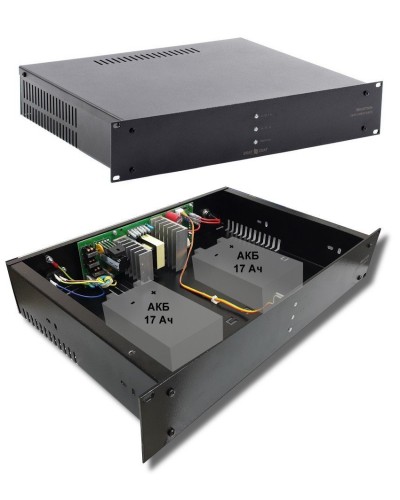 СКАТ-1200И7 RACK (СКАТ ИБП-12/5-2x17-RACK) (2142). Источник вторичного электропитания резервированный. Бастион в Обнинске