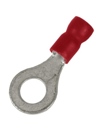 Наконечник НКИ 0,25-1,5 М10 (D10,5мм) с отверстием под винт (100 шт) (2A10P-EE-PVC). Наконечник с отверстием под винт и изолированным фланцем ПВХ. ДКС в Обнинске