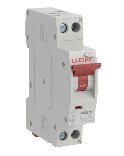 YON max MDR, 1P+N, 10mA, 25A, 6kA, А (MDR32N-1N1C25-A). Компактный автоматический выключатель дифференциального тока. ДКС в Обнинске