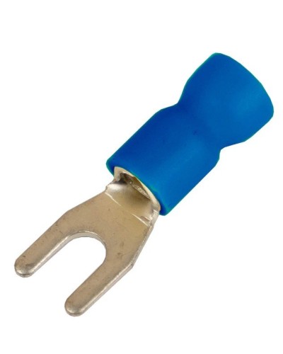 Наконечник вилочный НВИ 1,5-2,5 М6 (D6,4мм) (100 шт) (2B16P-EE-PVC). Наконечник вилочный с изолированным фланцем ПВХ. ДКС в Обнинске