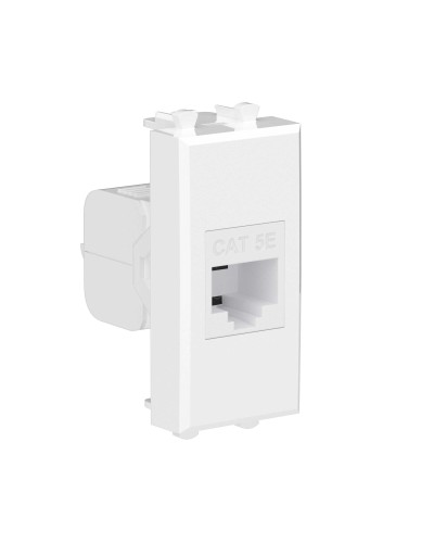 Розетка RJ-45 Avanti 1 модуль белое облако (4400661): Розетка компьютерная, без шторки модульная, кат.5е в Обнинске