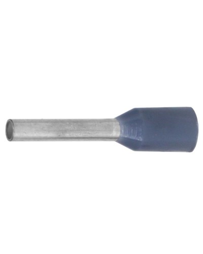 Наконечник-гильза НШВИ 0.75-12, серый (100 шт) (IF0.75-12GR). Наконечник-гильза с изолированным фланцем. ДКС в Обнинске