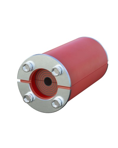 Проходка круглая, нержавеющая, D68х70 мм для кабелей D28-48 мм (DXF3115): Проходка круглая, нержавеющая в Обнинске
