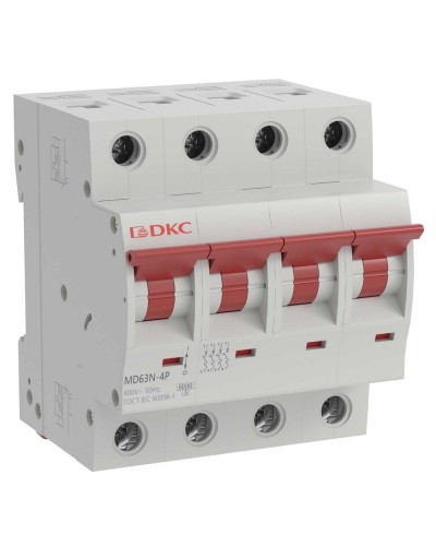 YON max MD63N 4P 10А 6кА C (MD63N-4PC10). Автоматический выключатель. ДКС в Обнинске