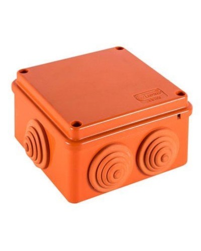 Коробка JBS100 100х100х55, 6 вых., 10P (1,5-6мм²) (43497HF): Коробка монтажная, огнестойкая, без галогена в Обнинске