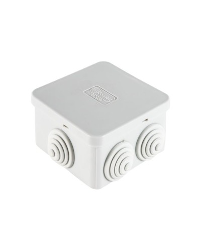 Коробка JBS070 70х70х40, 6 вых., IP44, серая (44056). Коробка монтажная. Экопласт в Обнинске