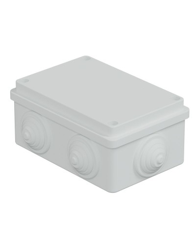 Коробка JBS120 120х80х50, 6 вых., IP55, белая (44008W-1). Коробка монтажная. Экопласт в Обнинске