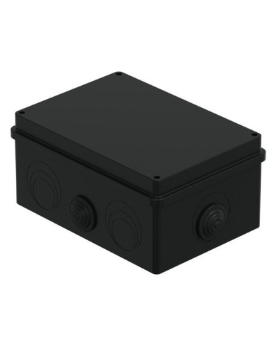 Коробка JBS210 210х150х100, 8 вых., IP55, черная (44016BL-1). Коробка монтажная. Экопласт в Обнинске