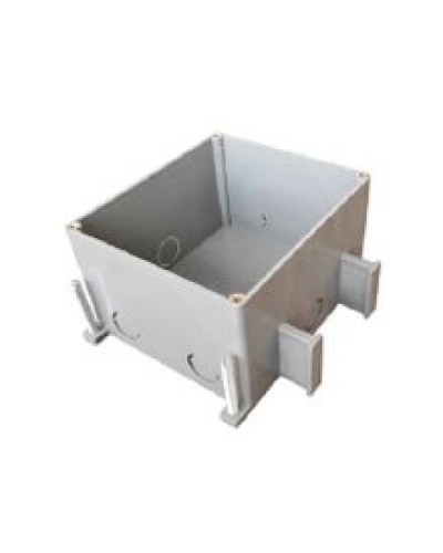 Коробка для люков в пол на 2 поста BOX/2+2ST66 (70125): Коробка для люков в пол на 2 поста 45х45мм + 2 модуля 45х22,5 (70025), пластик в Обнинске