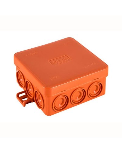 Коробка JBL085 85х85х38, 12 вых., 6P (0,15-6мм²) (43855HF): Коробка монтажная, огнестойкая, без галогена в Обнинске