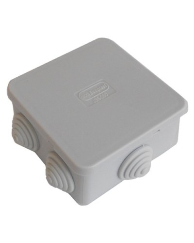Коробка JBS080 85х85х40, 6 вых, IP44, серая (44006). Коробка монтажная. Экопласт в Обнинске
