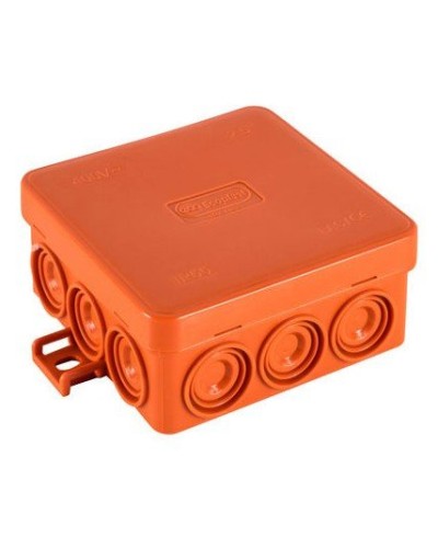 Коробка JBL085 85х85х38, 12 вых., 2P (0,15...4мм²) (43455HF). Коробка монтажная, огнестойкая, без галогена. Экопласт в Обнинске