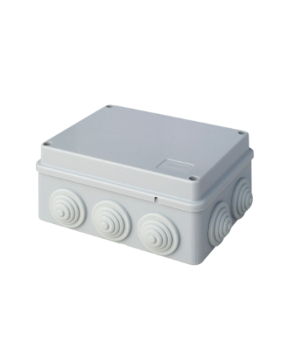 Коробка JBS150 150х110х70, 10 вых., IP55, серая (44009). Коробка монтажная. Экопласт в Обнинске