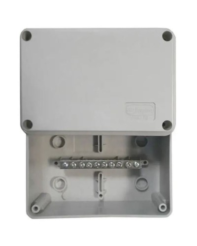 Коробка (КУП) JBS080 85х85х40, 6 вых, IP44 (44006KP): Коробка уравнивания потенциалов (КУП), 6х9мм, 8 зажимов в Обнинске