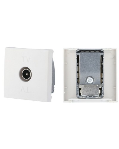 Розетка TV оконечная, белый LK45 (852104). Розетка TV. Экопласт в Обнинске