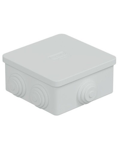 Коробка JBS080 85х85х40, 6 вых, IP44, белая (44006W-1). Коробка монтажная. Экопласт в Обнинске