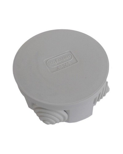 Коробка 3001 D70x36, 4 вых, IP55, серая (44001). Коробка монтажная. Экопласт в Обнинске