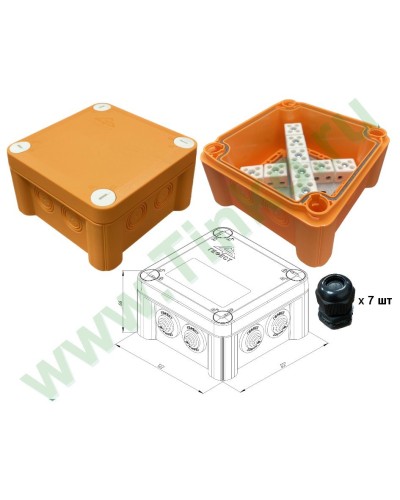 КМ-О-1212(П)(18к)-IP66(П6-12): Коробка монтажная огнестойкая в Обнинске