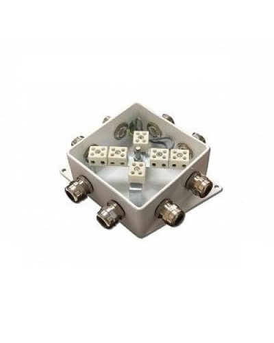 КМ-О (12к*10,0)-IP66-120х120, шесть вводов: Коробка монтажная огнестойкая в Обнинске