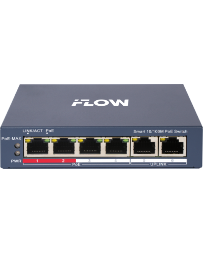 F-SW-EM206POE-VM. Коммутатор с POE. i-FLOW в Обнинске