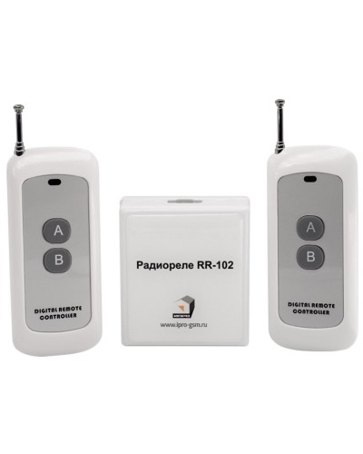 RR-102 + 2 пульта, 250-950 метров, питание 12В. Комплект радиореле. ИПРо в Обнинске
