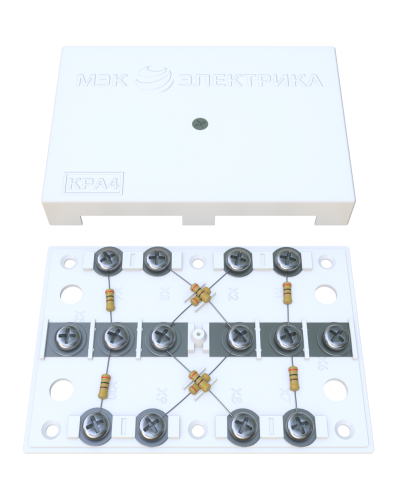 KRA-4 300 Om white (MEC42103). Коробка на 4 абонента. МЭК-Электрика в Обнинске