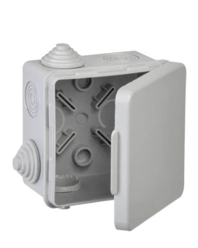 Коробка КМ 80х80х50 GENERICA (UKO31-080-080-050-K03-54G). Коробка распаячная для открытой проводки. GENERICA в Обнинске
