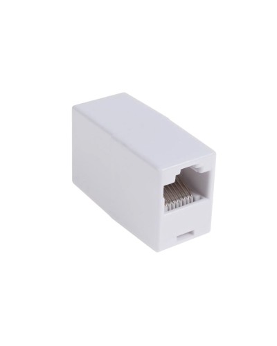 RJ-45 (розетка)-RJ-45 (розетка) (белый): Разъем распределительный в Обнинске